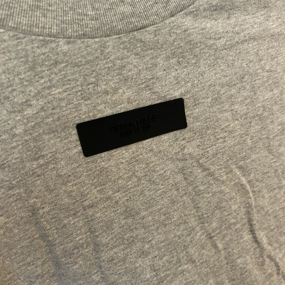 Fear of God Essentials Heather Gray Tee